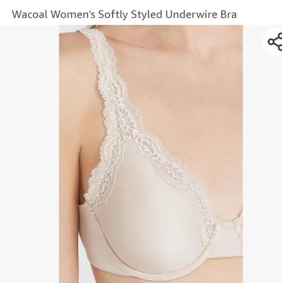 3/$25 Wacoal women's softly styled underwire bra 32DD - Picture 5 of 10